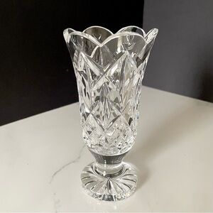 7" Scalloped Footed Vase by Waterford Crystal